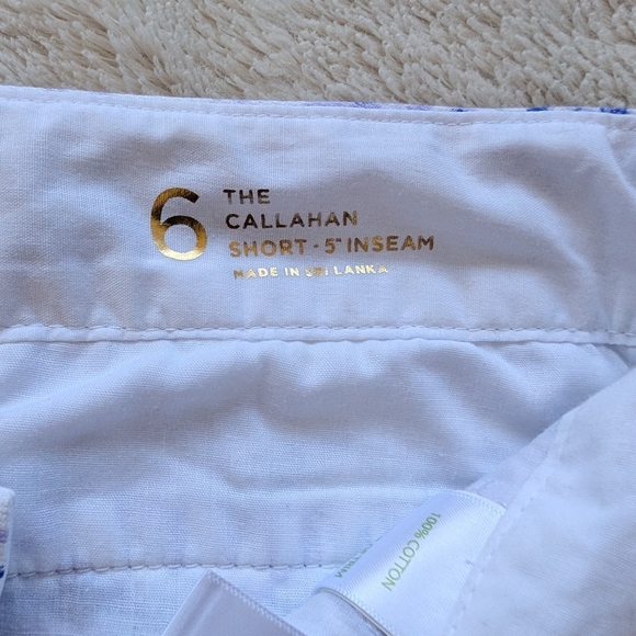 Lilly Pulitzer The Callahan 5" Shorts- Lilac Verben Rock The Dock Print - Picture 5 of 5